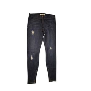 Stetson Blue Skinny Jeans with Vintage Distressing